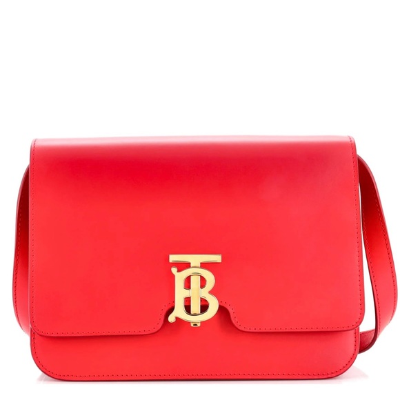 NWT Burberry TB flap bag red - Picture 2 of 16